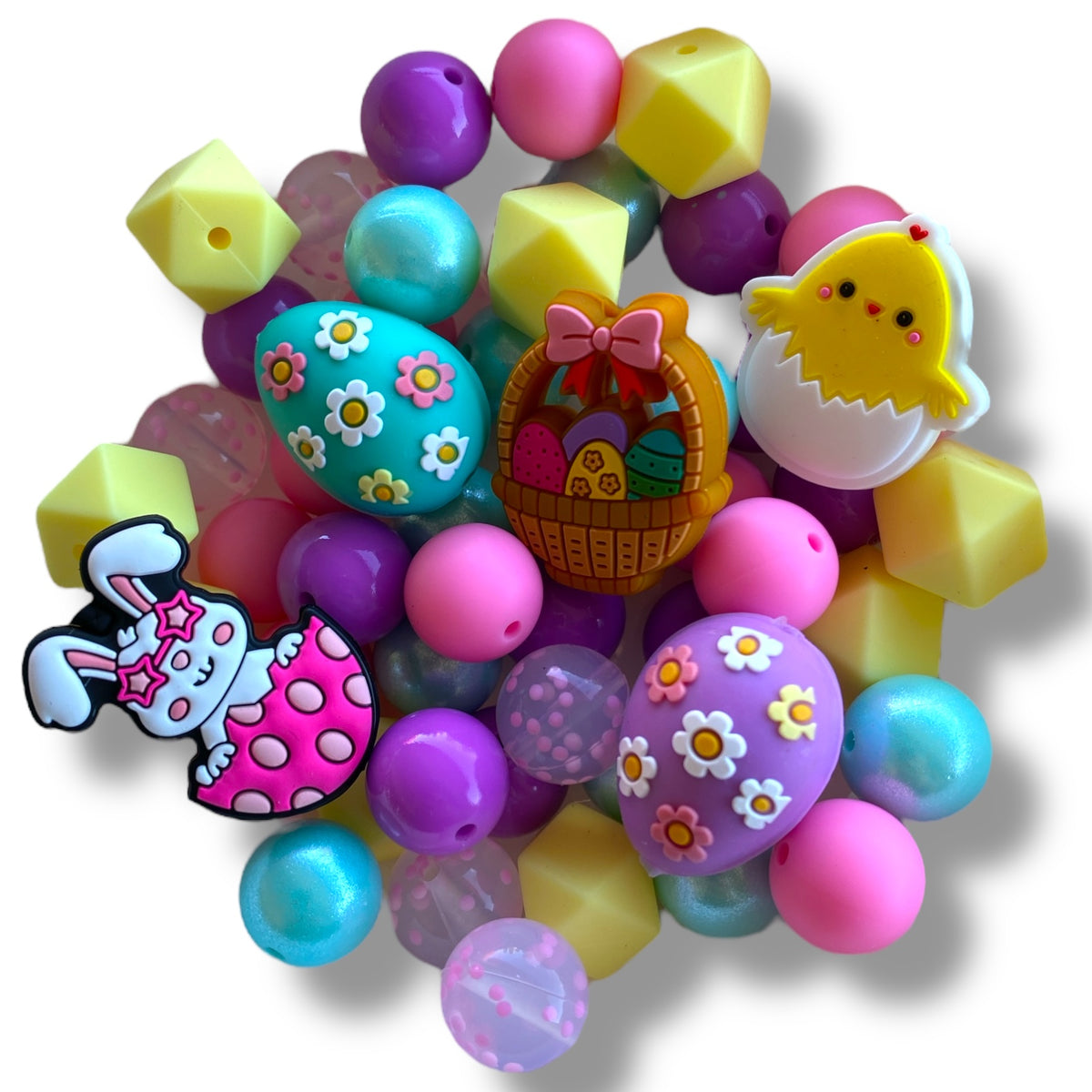 CK- 133 - "Easter" 55 Piece Bead Pack
