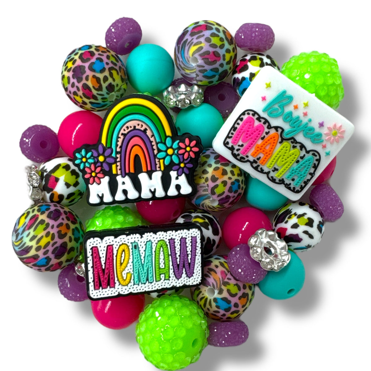 CK- 74 - π Mama β 43 Pc Bead Set with Bling π