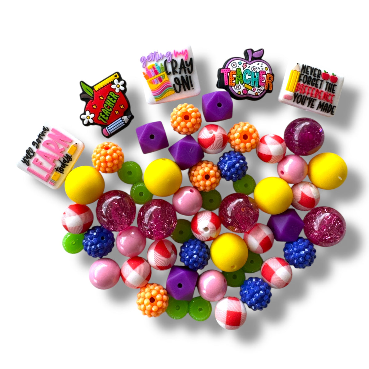 CK- 189- 🖍️ "Teacher" – 55 Pc Bead Set 🖍️