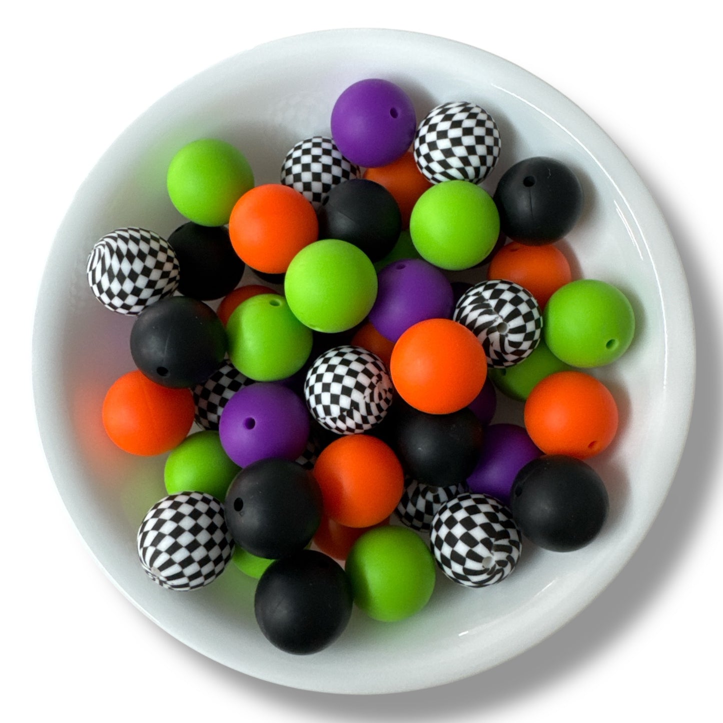 CK - 124 - 19mm "Halloween" 50 Count Silicone Bead Pack