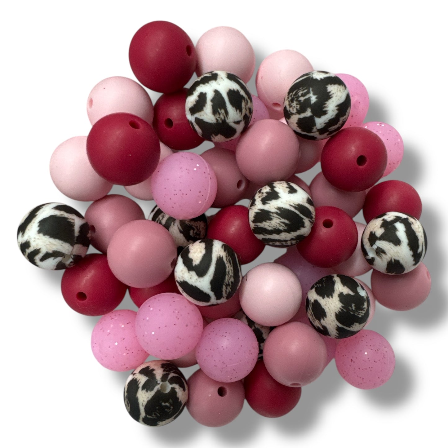 CK-70- π Wild Romance β Silicone Bead Lot (50 Count)β Ideal for Beadable Pens & Keychains