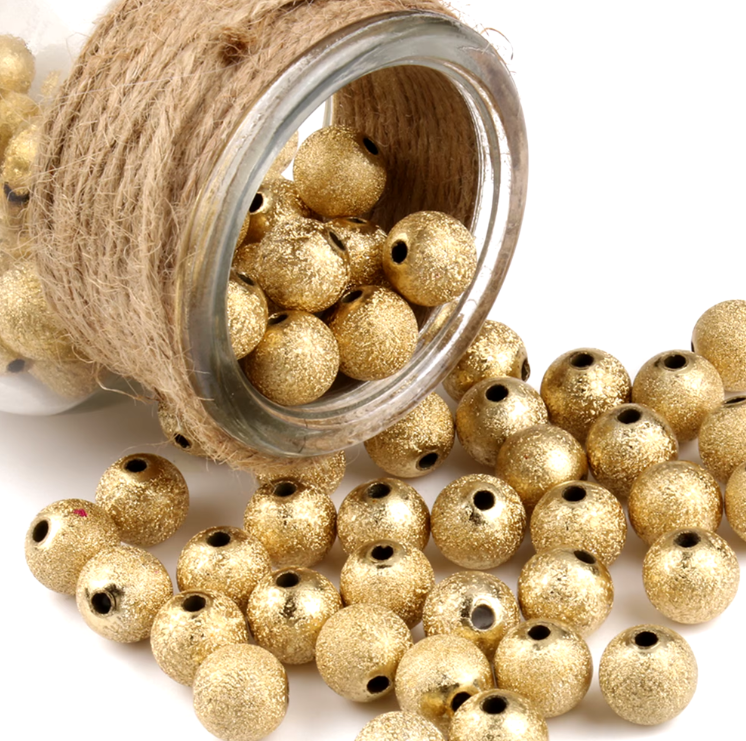 P97- 6mm Gold Stardust Spacer (250 Pack)