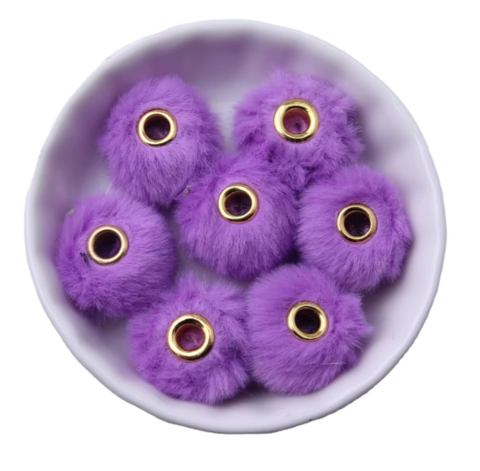 FUZZY 23- 20mm Purple Fuzzy Spacers (5 Pack)