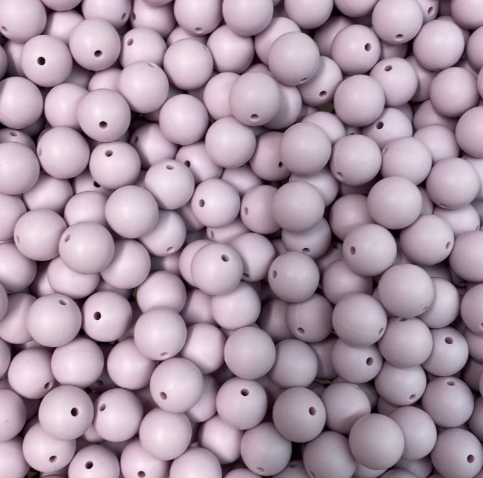 c 48 / 12mm - Lavender Silicone Bead