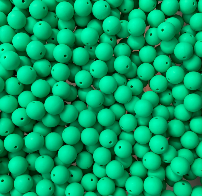 b 79 / 19mm - Kelly Green Silicone Bead