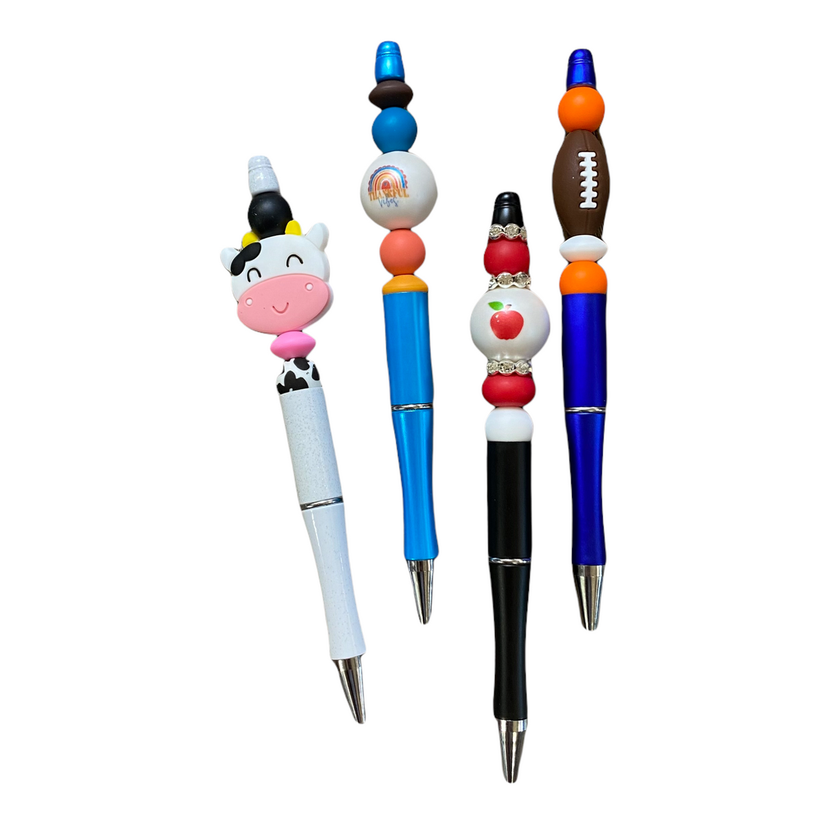 PEN M- Burgundy/Maroon Beadable Pen (1 Count)