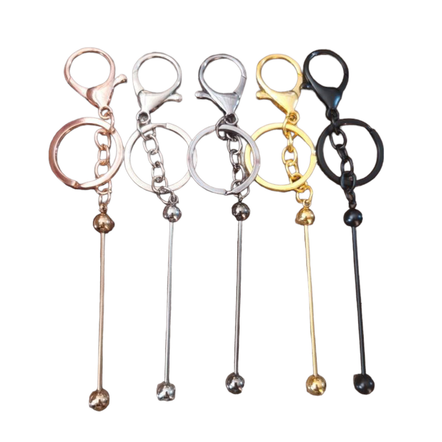 FX- 9021- Silver Beadable Keychain Bar