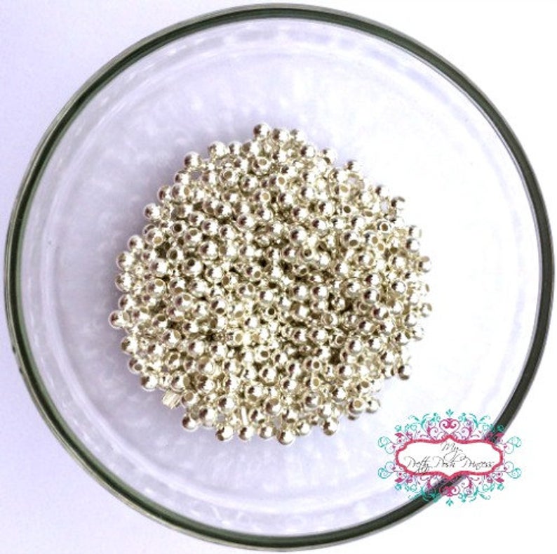 FX- 9001- 4mm Silver Spacer Bead Pack