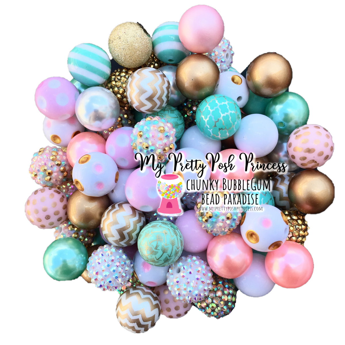 20-M30- 20mm "Best Seller" (50 Count) Acrylic Bead Pack