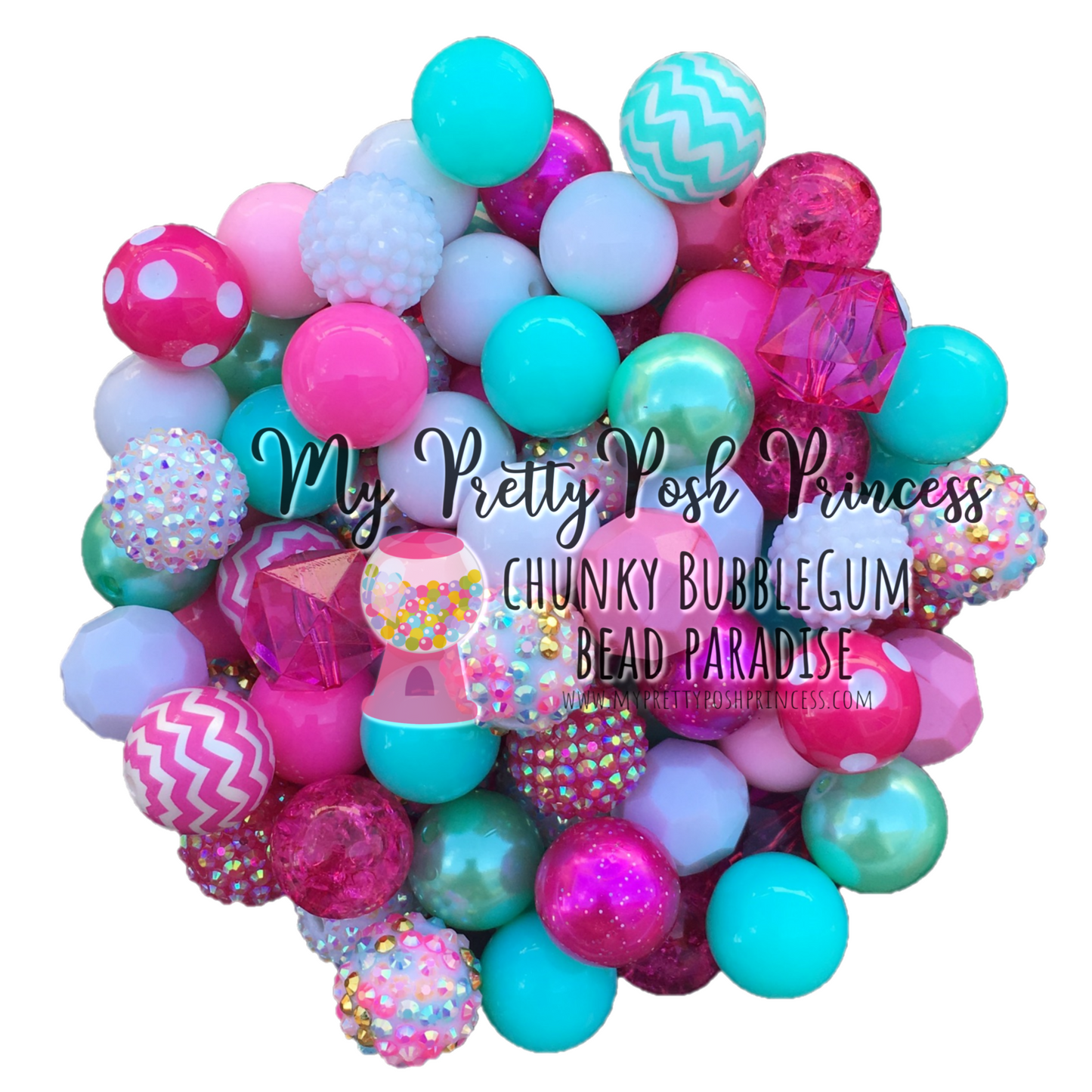 CK-196- 20mm "Day Dreams" (50 Count) Bead Pack