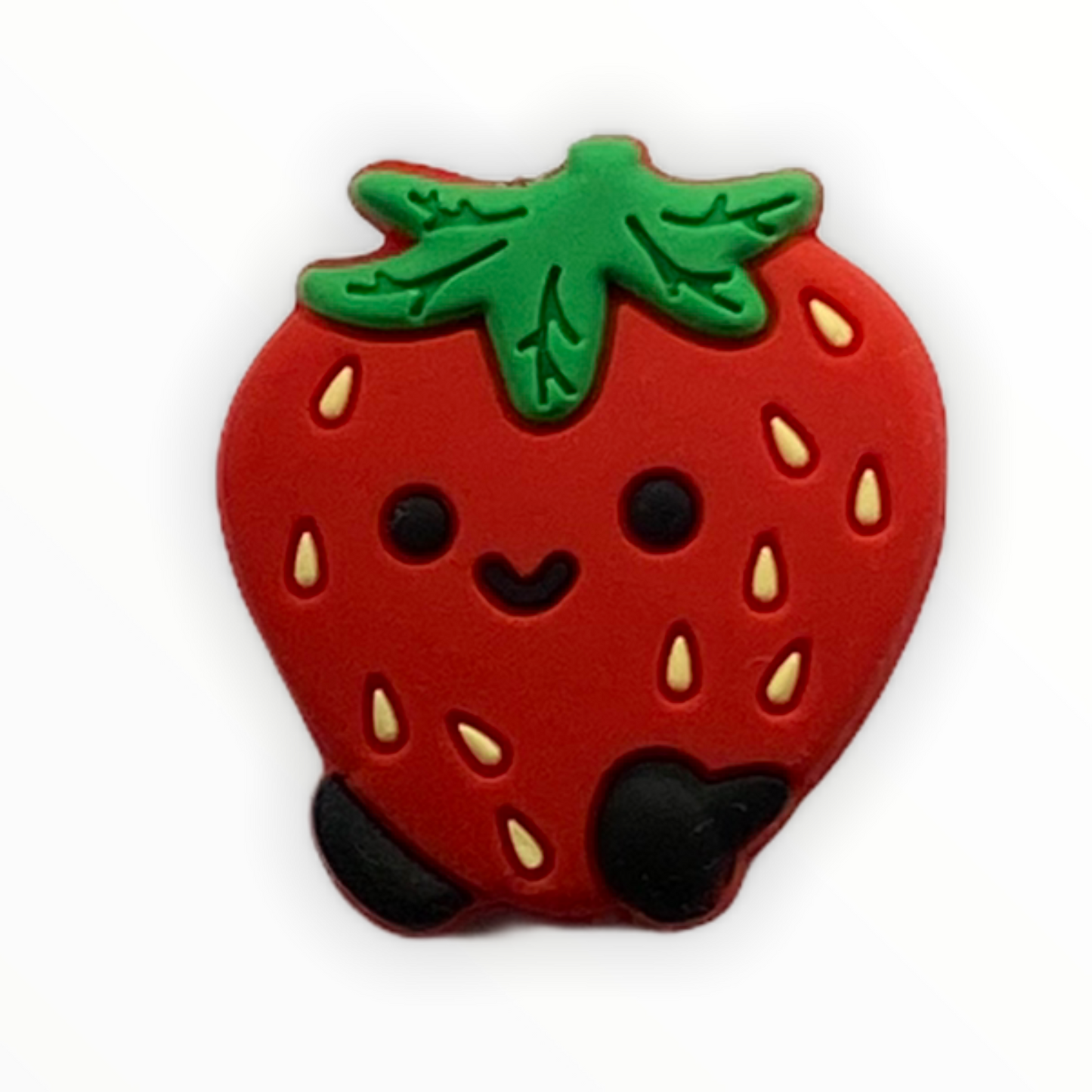 X117 Strawberry Silicone (1 Count) Focal Bead