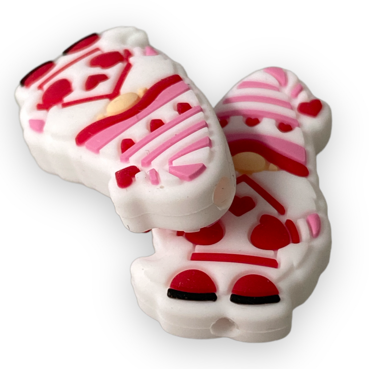 h871 - Love Gnome Silicone Focal Bead (1 Count)