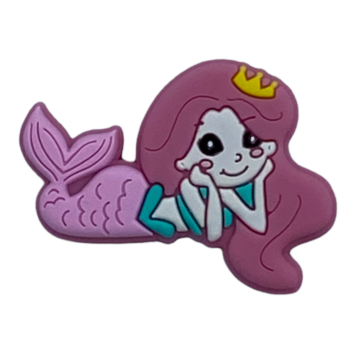 h970 - Pink Mermaid Focal Silicone Beads (1 Count)