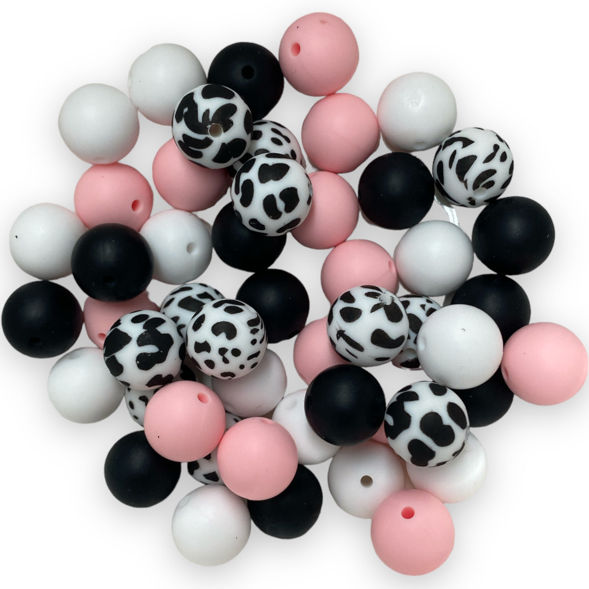 CK- 230 15mm 50 Count Mixed Pack Silicone Beads