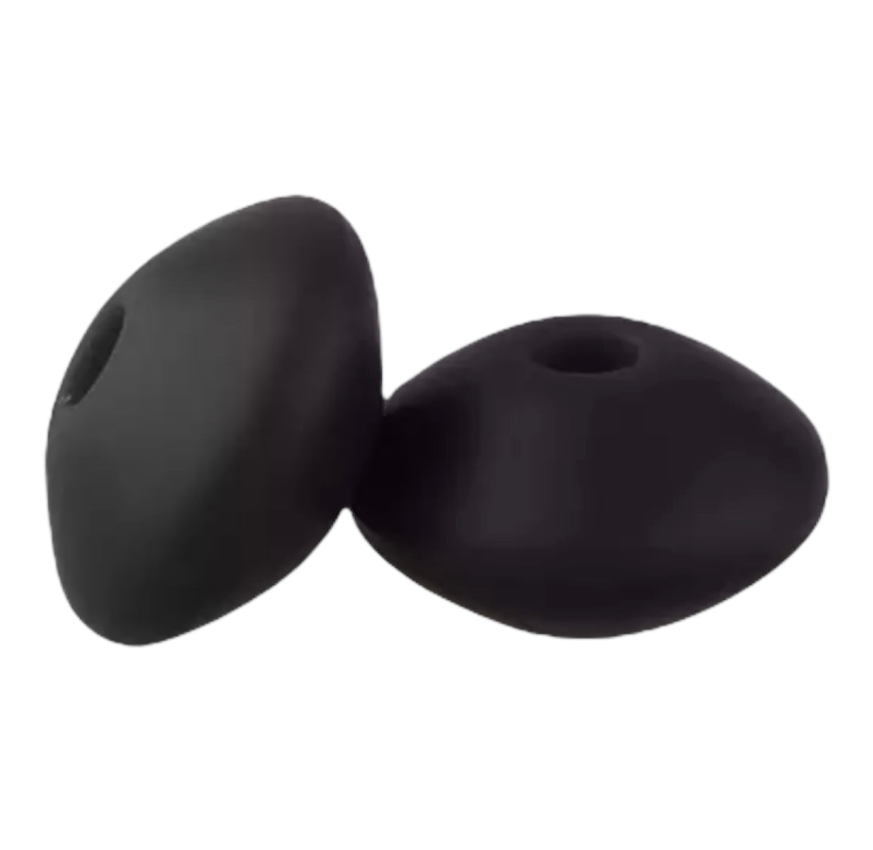 A70 - 12mm Black Lentils Silicone 50 Count Pack X____________