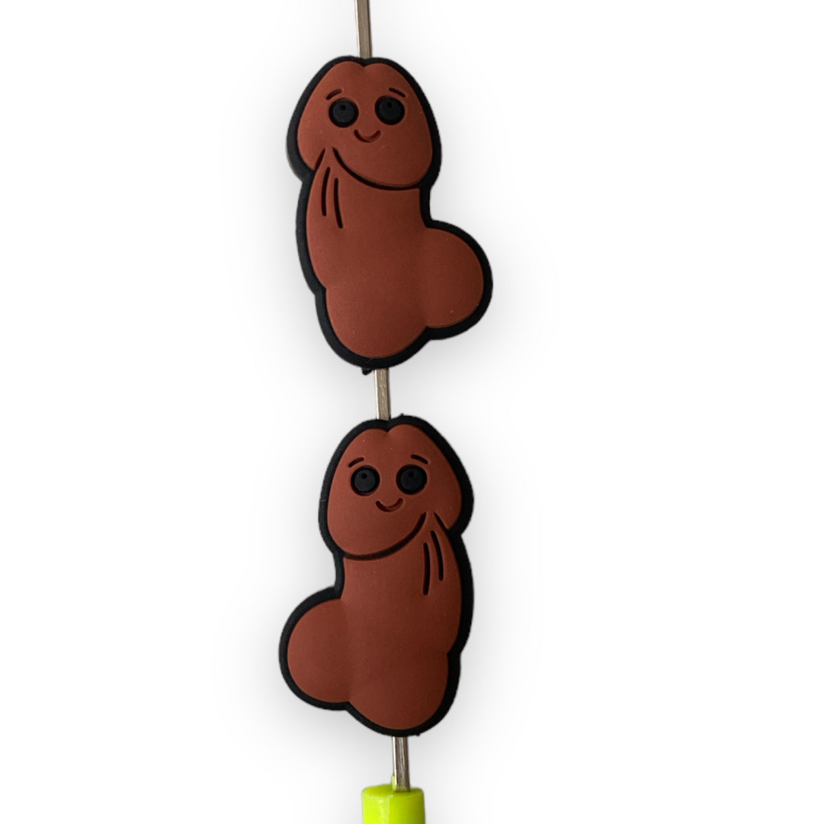 h1098 - “Happy Harry” Silicone Focal Bead (1 Count)