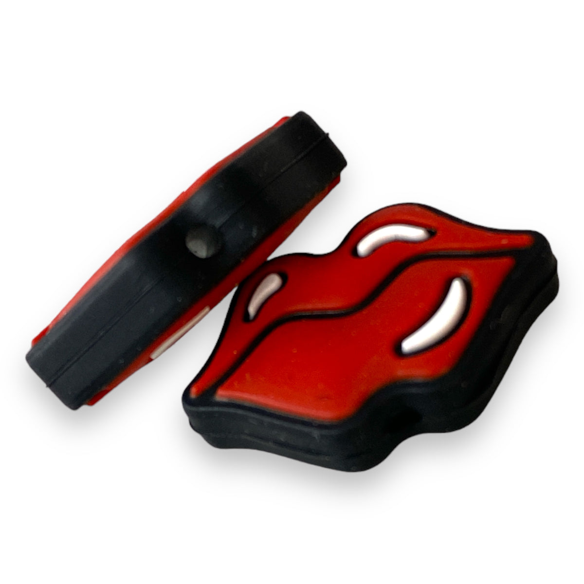 X190 - “Lips” Silicone (1 Count) Focal Bead
