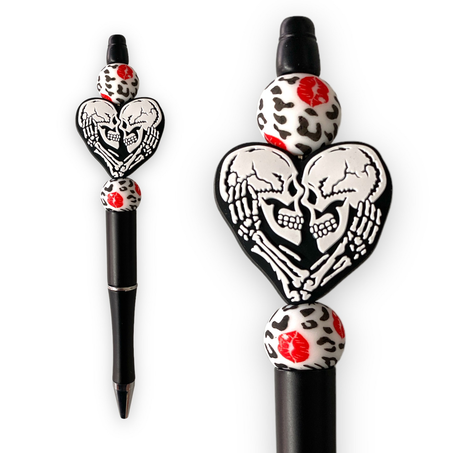 h802 - “Till Death Do Us Part” Silicone Focal Bead (1 Count)