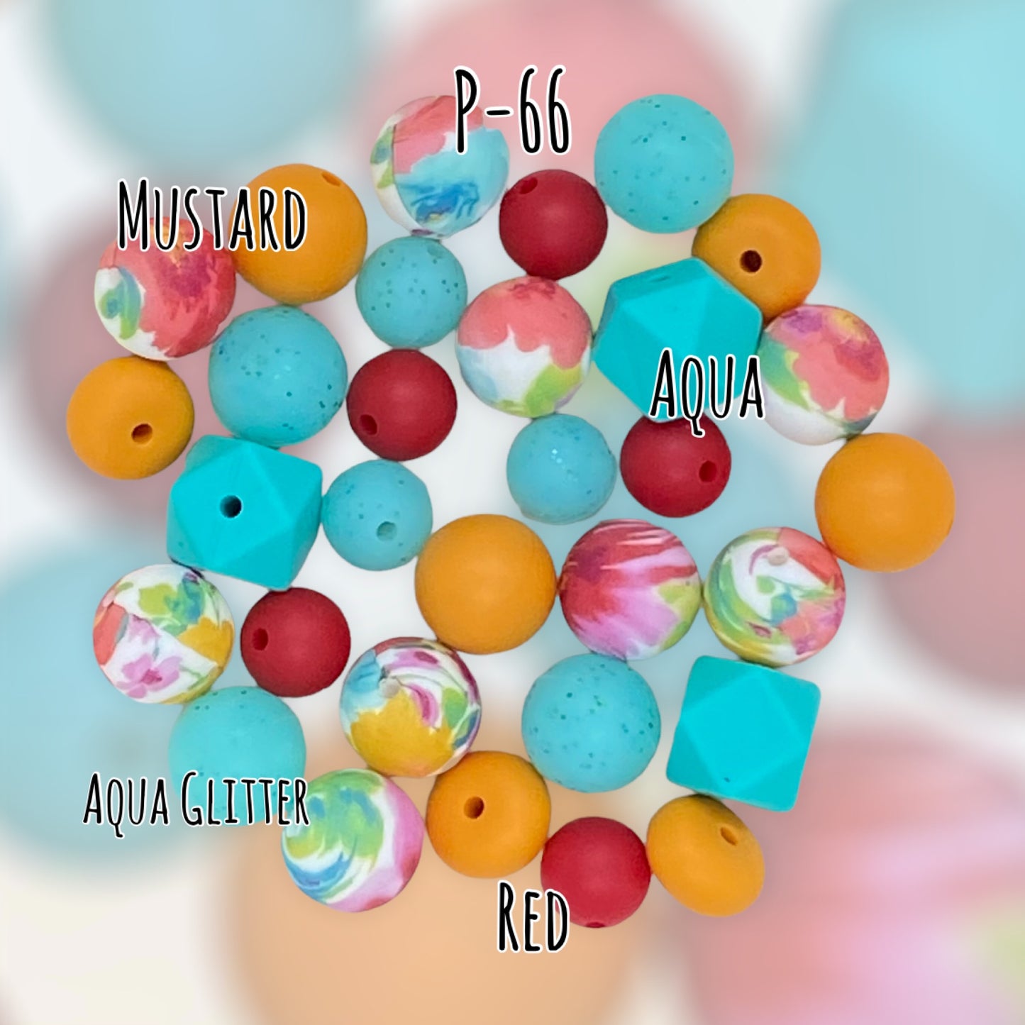 #736 - 15mm Silicone Beads