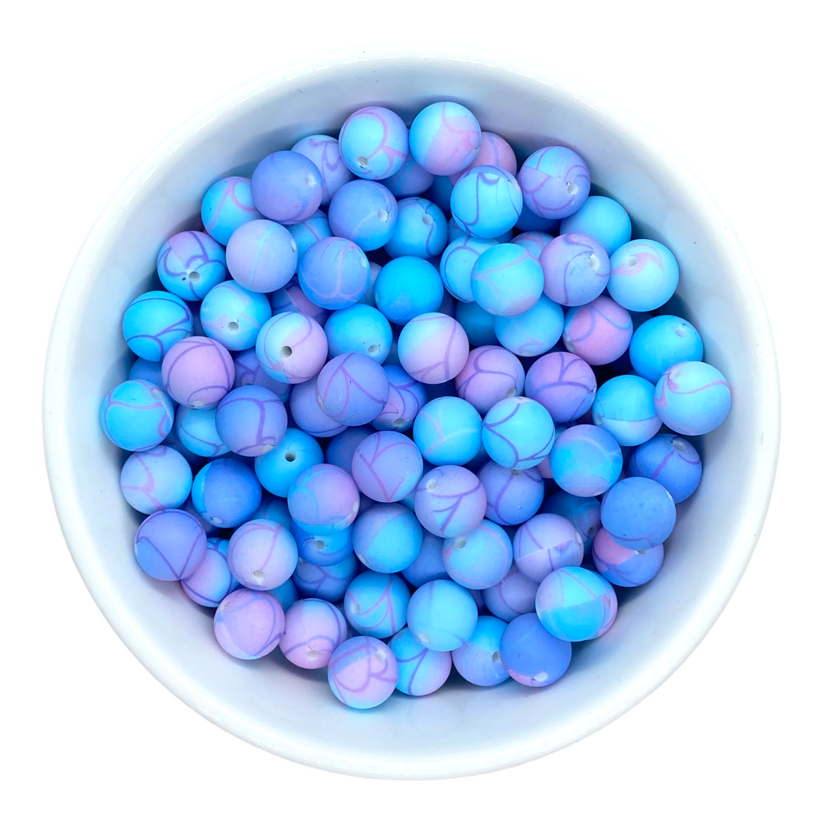#740 - Mermaid 15mm Silicone Beads