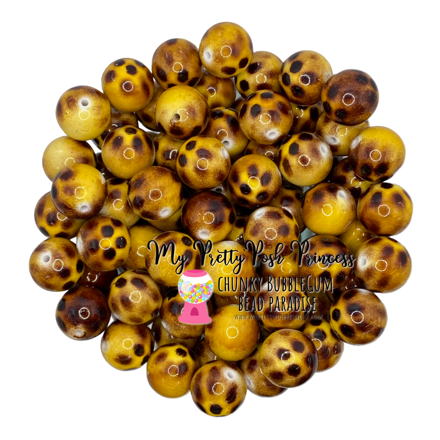 #539 - 20mm Animal Print Acrylic Beads (1 Count)