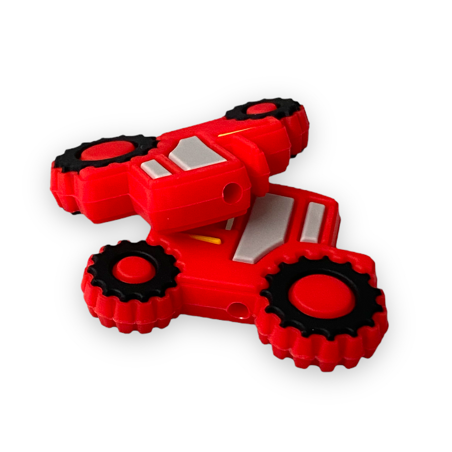 h1044 - “Red Tractor ” BPA Free Focal Bead (1 Count)