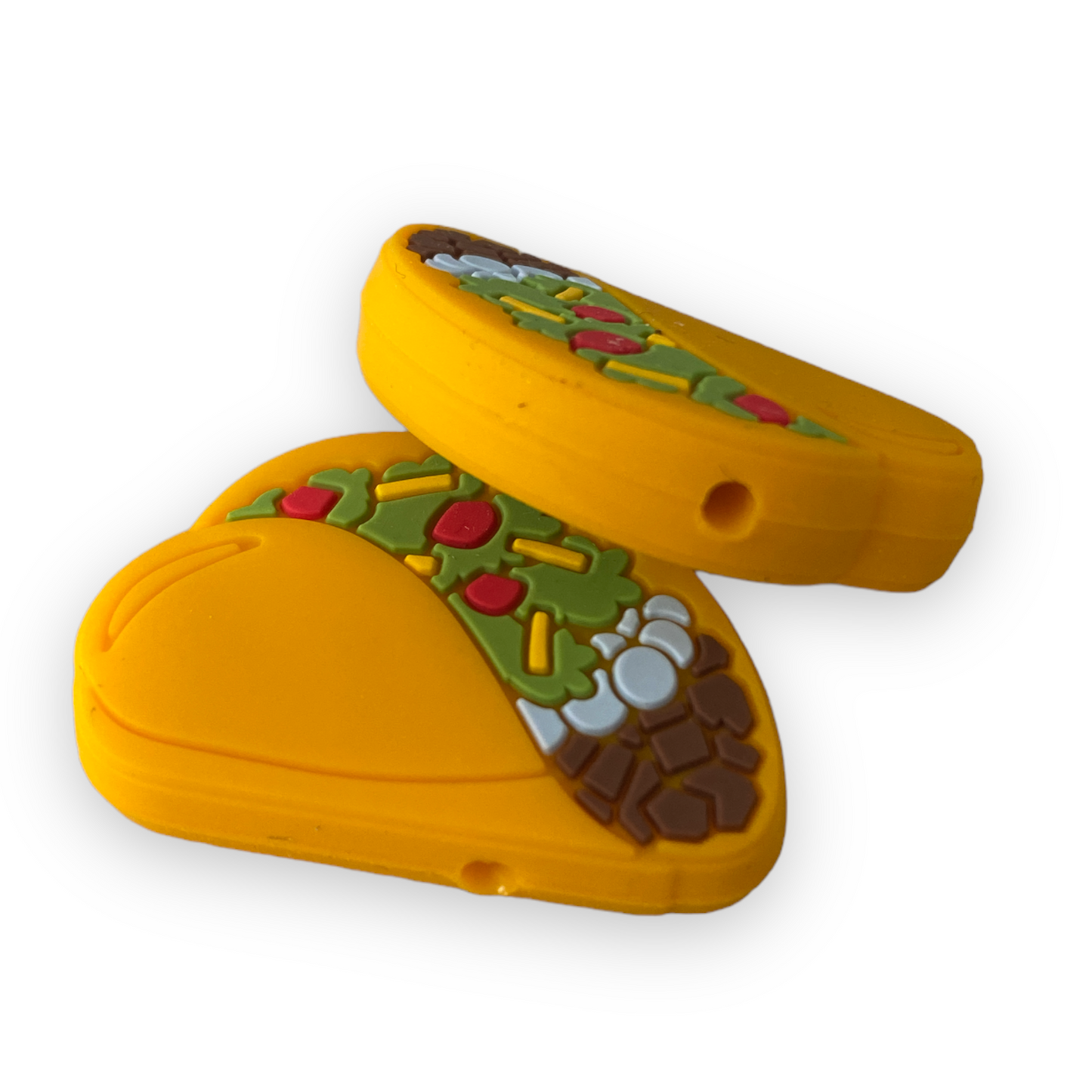 X122- Taco Silicone (1 Count) Focal Bead