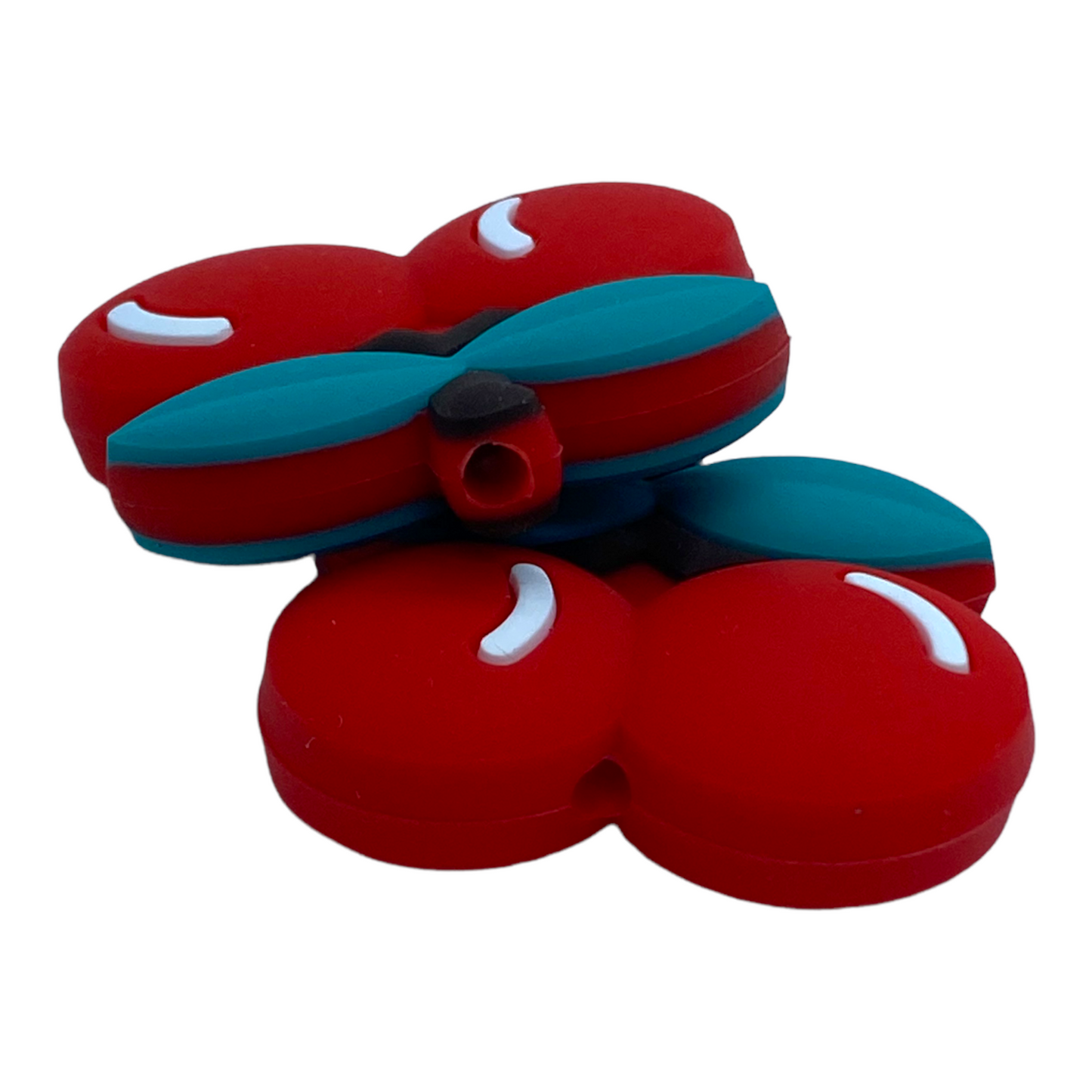 X141- Cherries Silicone (1 Count) Focal Bead