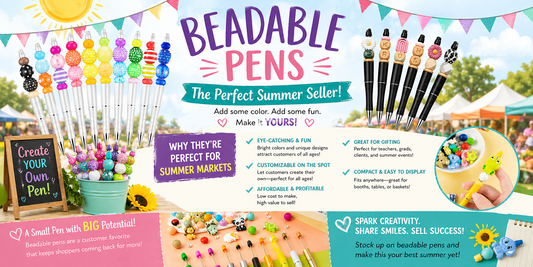 Summer Craft Fair Bestsellers Using Bubblegum Beads