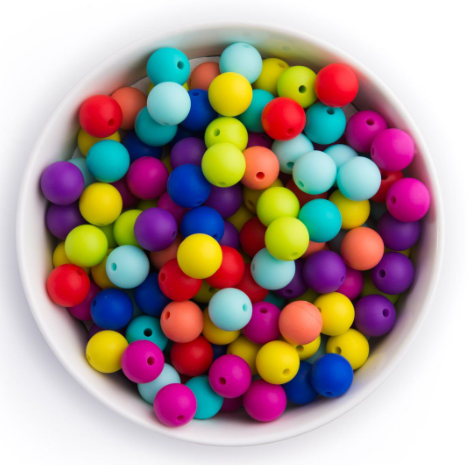 12mm Silicone Beads