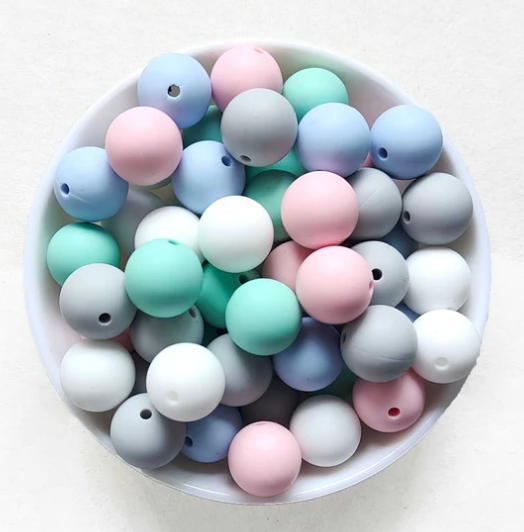 19mm Silicone Beads