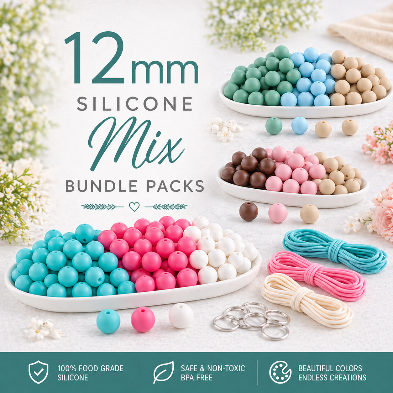 12mm Silicone Bundle Packs