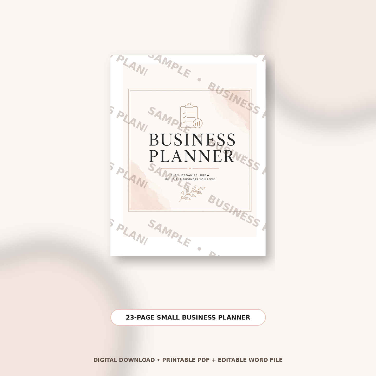 Business Planner | Printable & Editable