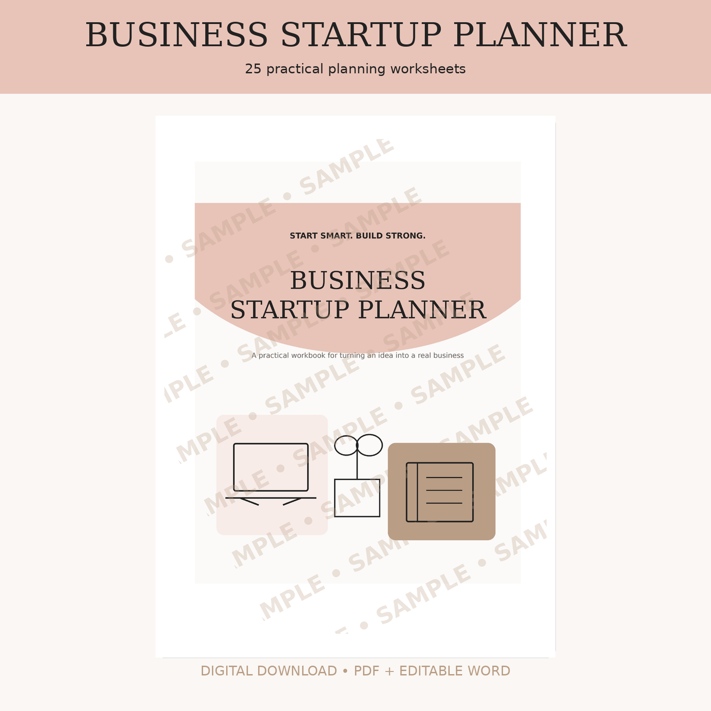 Business Startup Planner | Printable & Editable