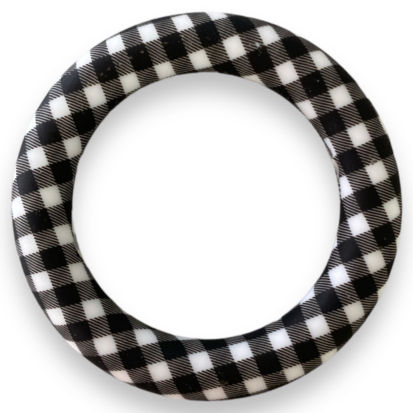 Q-A13  - 65mm Plaid Silicone Ring