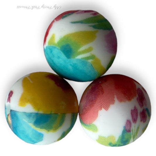 #736 - 15mm Silicone  Beads