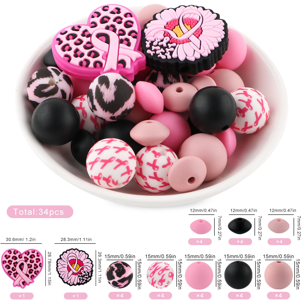 Z/503 - "Breast Cancer" Silicone Bead Kit