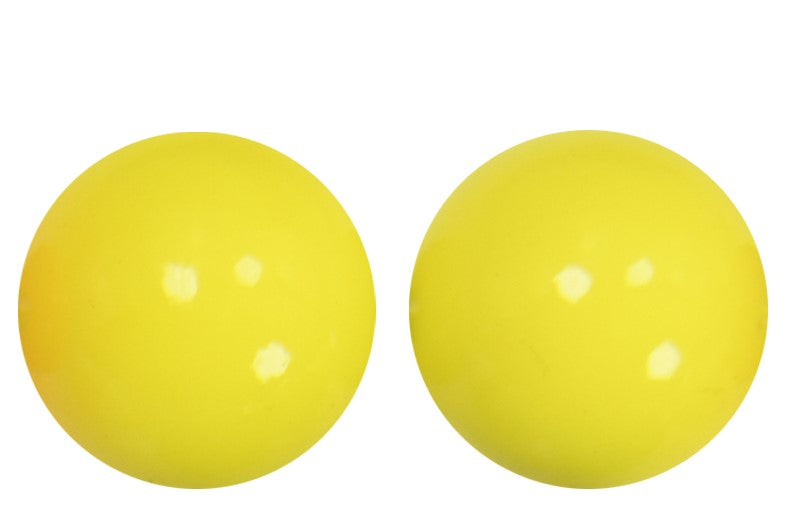 T294 - 15mm "Yellow" Gloss Silicone Beads