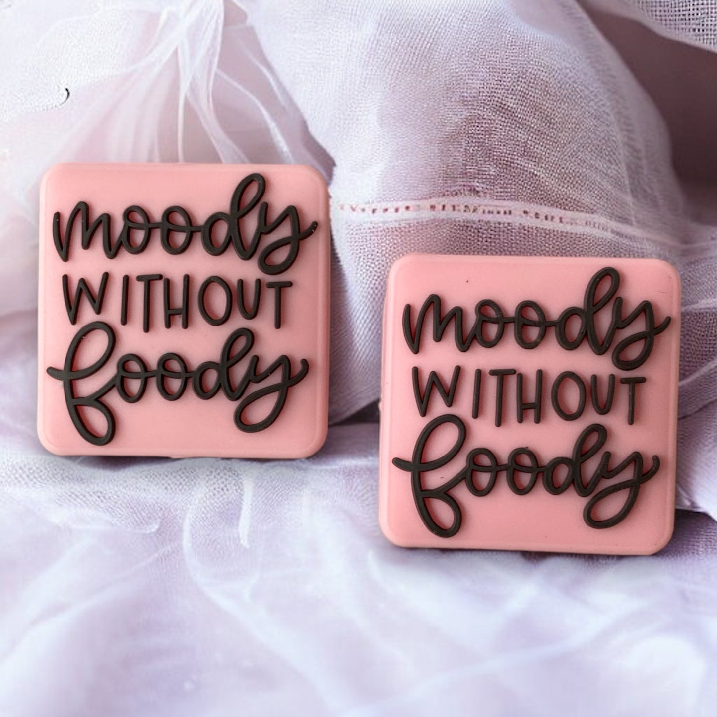 e522- “Moody Without Foody"  Exclusive Silicone (1 Count) Focal Bead