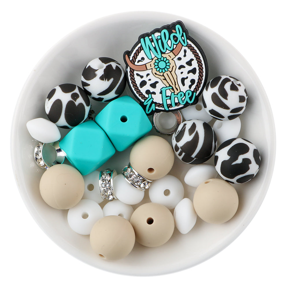 Z/510 - "Wild & Free" Western Silicone Bead Bling Kit