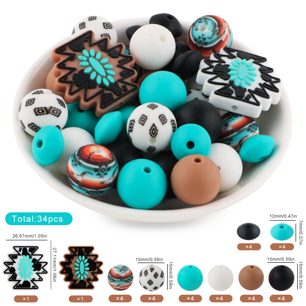 Z/546 - "Western" Silicone Bead Kit