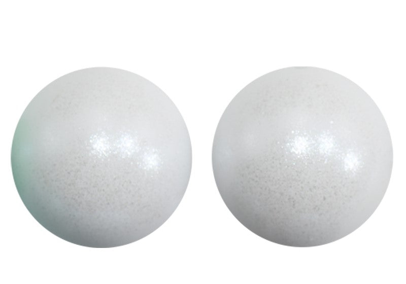 T358 - 15mm "White" Opal Silicone Beads