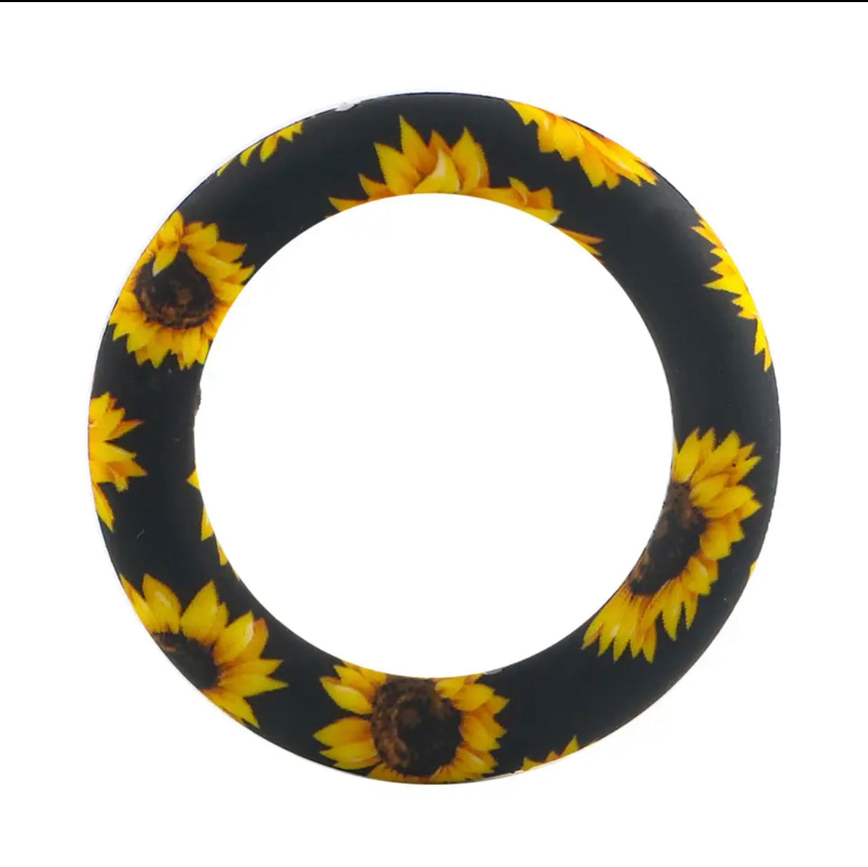 Q-A08   - 65mm Sunflower Silicone Ring