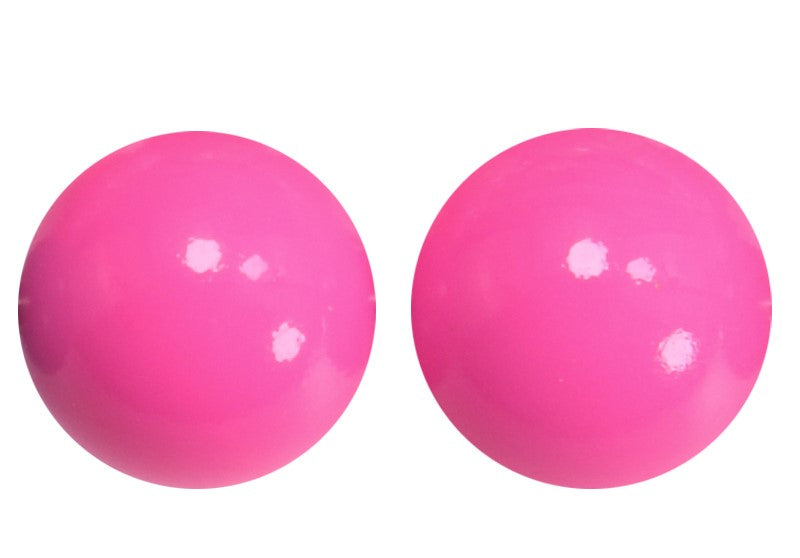 T319 - 15mm "Perfect Pink" Gloss Silicone Beads