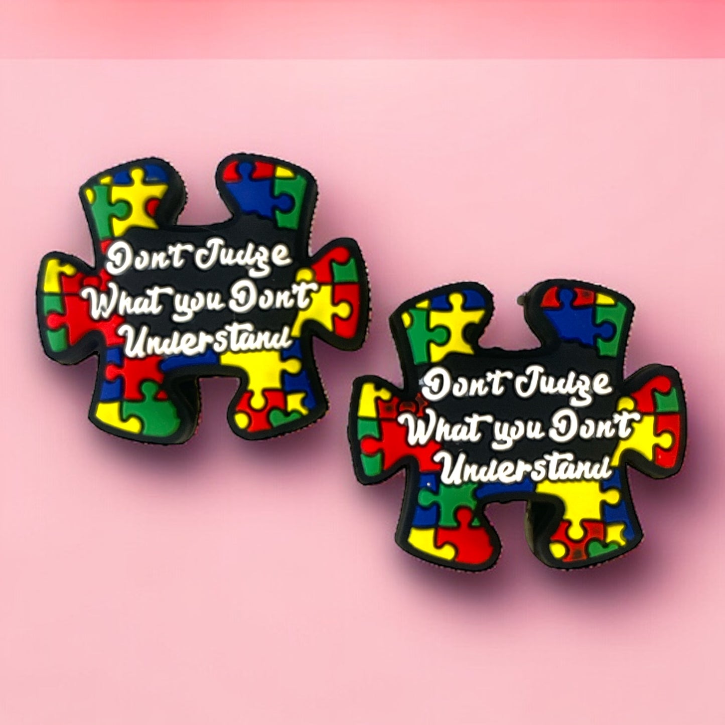 e642 -  “Dont Judge What You Dont Understand" Silicone Focal Bead (1 Count)