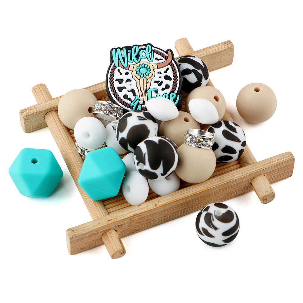 Z/510 - "Wild & Free" Western Silicone Bead Bling Kit