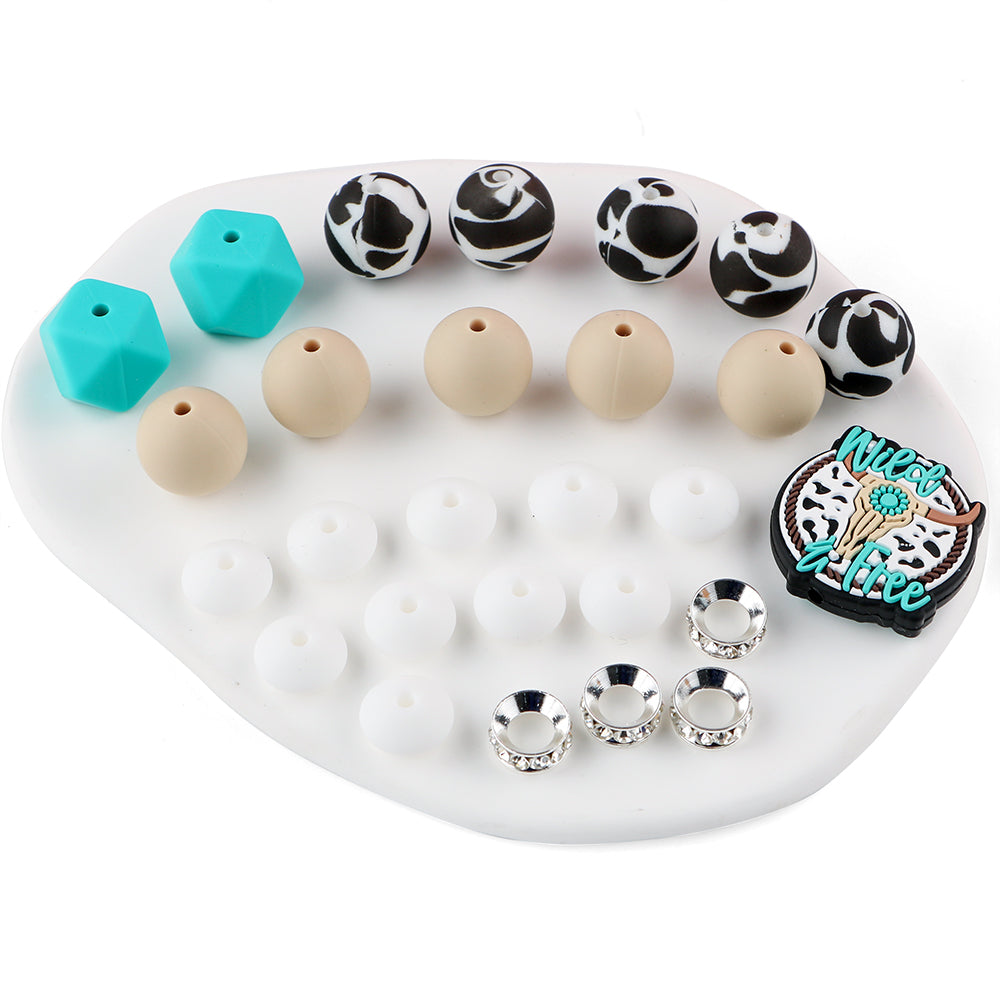 Z/510 - "Wild & Free" Western Silicone Bead Bling Kit