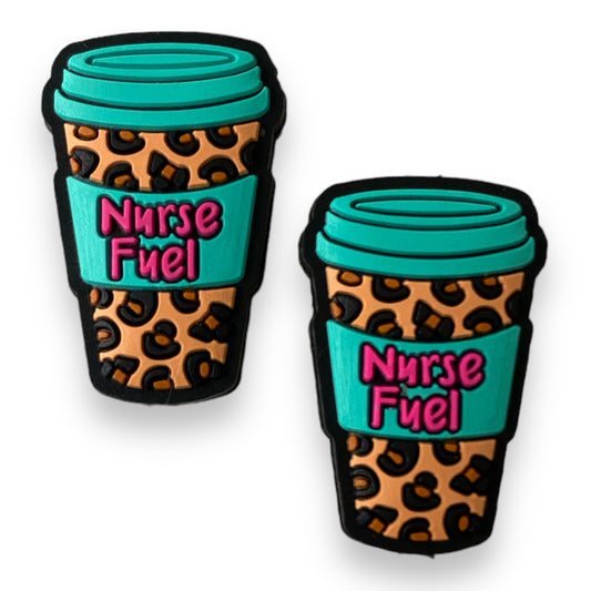 T90-  “Nurse Fuel" Silicone Focal Bead (1 Count)