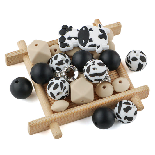 Z/502 - "Cow" Western Silicone Bead & Bling Kit