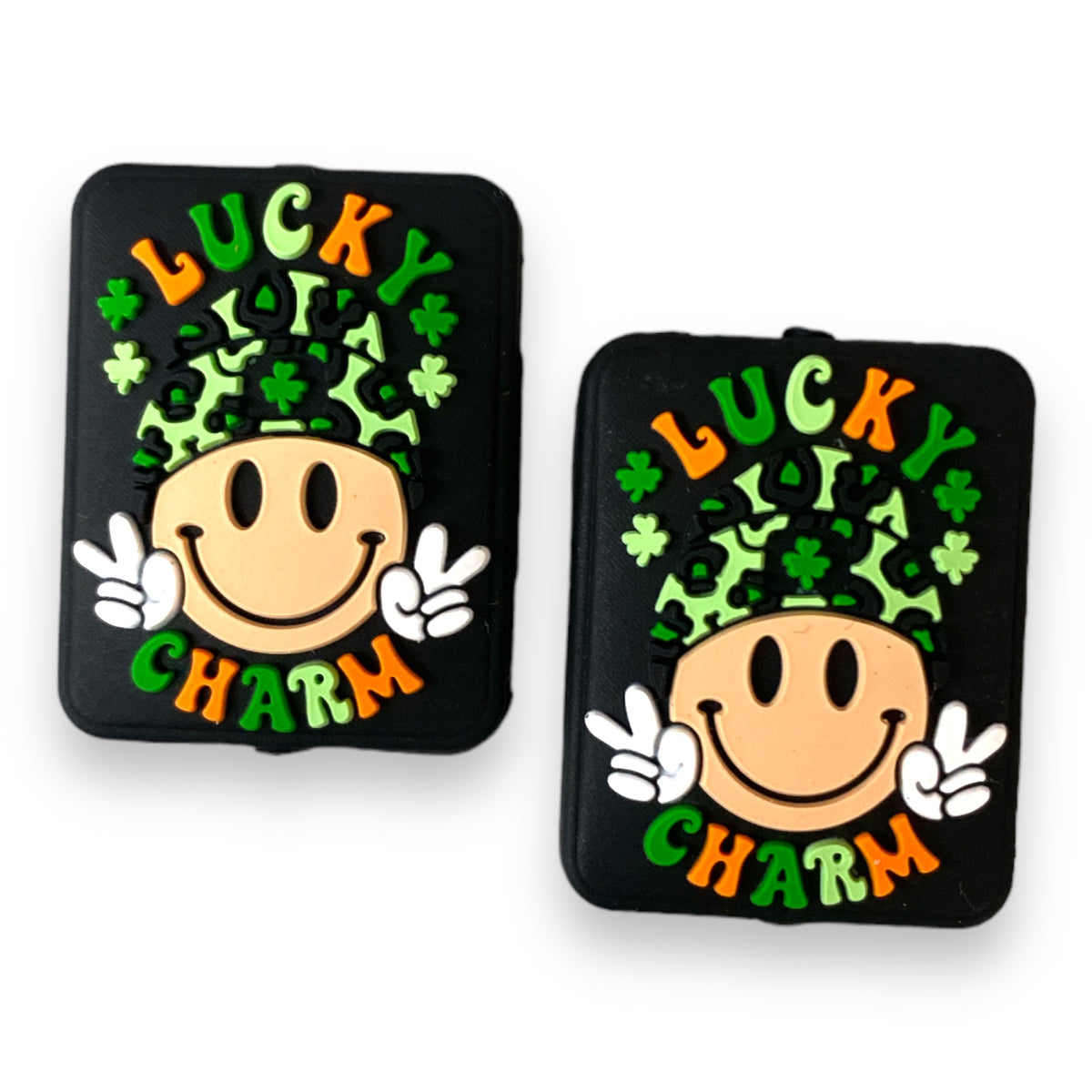 h848 - "Lucky Charm" Silicone Focal Bead (1 Count)